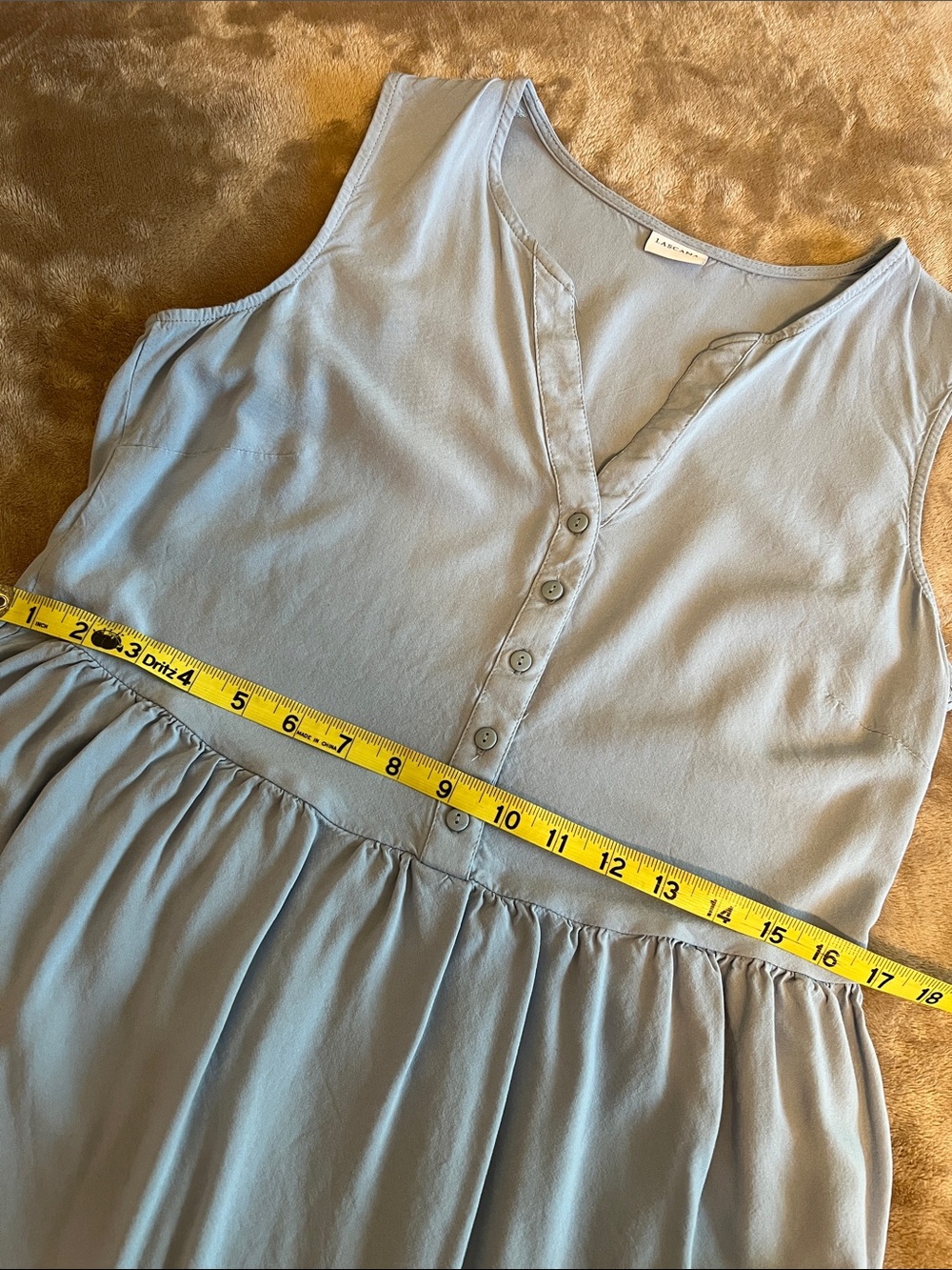 Tiered Midi Dress in White - Picture 9 of 12